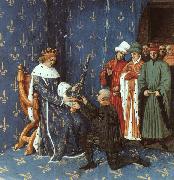 Jean Fouquet Bertrand with the Sword of the Constable of France oil painting picture wholesale